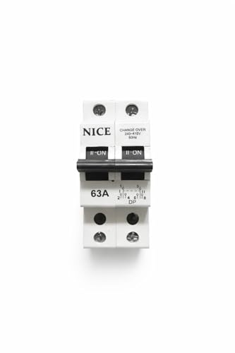 Image of Series 63 Ampere Dual Pole Change Over Switch 63 Amp MCB for Home, Office, Hospital, Factoy NO14