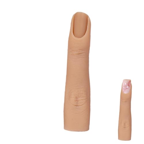 Doigt pour la pratique des ongles,Pratique des doigts des ongles | Doigt d'entraînement à la manucure pour la pratique des ongles,Articulations flexibles faux doigt d'ongle, main de doigts de pratique