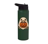 Spooky Desert Rain Frog Pumpkin Ghost Halloween Stainless Steel Insulated Water Bottle