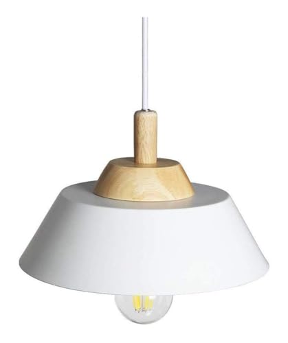 Lampe de suspension en bois pour îlot de cuisine et salle à manger