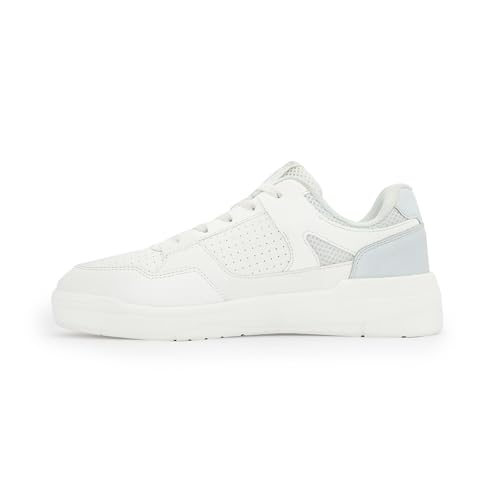 Image of Red Tape Women's Sneakers White Lilac Pu TPU Round Toe Lace-Up