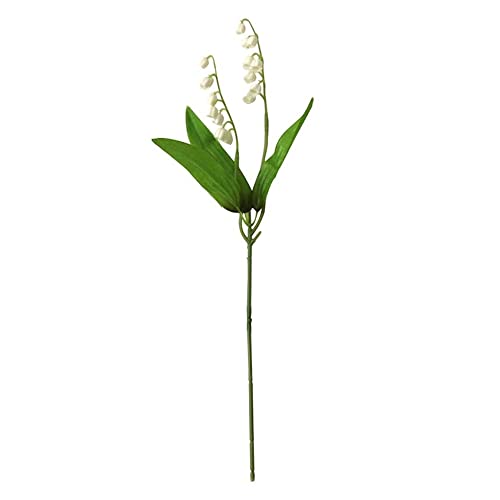 6 pçs flor artificial lírio do vale convallaria majalis flores de casamento para buquê de noiva deco