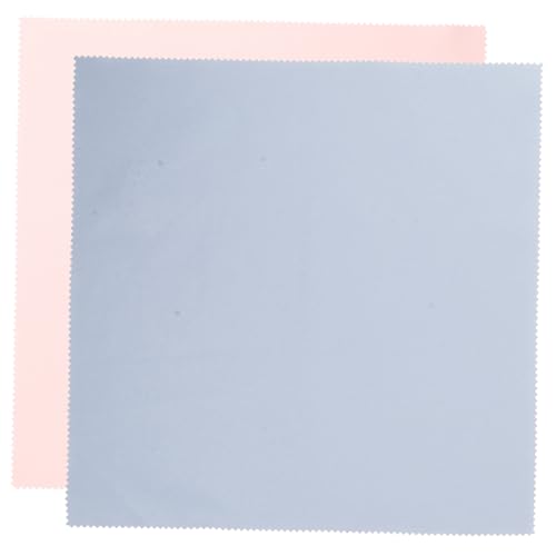 VALICLUD 2 Series Paño para Limpiar Plata Trapos para Pulir Limpiador De Joyas Gamuza 2 Piezas*2 Color Aleatorio