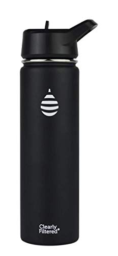 Insulated Stainless Steel Water Bottles (Black)