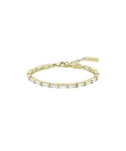 Lacoste Bracelet pour Femme DUCHESS acier cristaux verts arc-en-ciel
