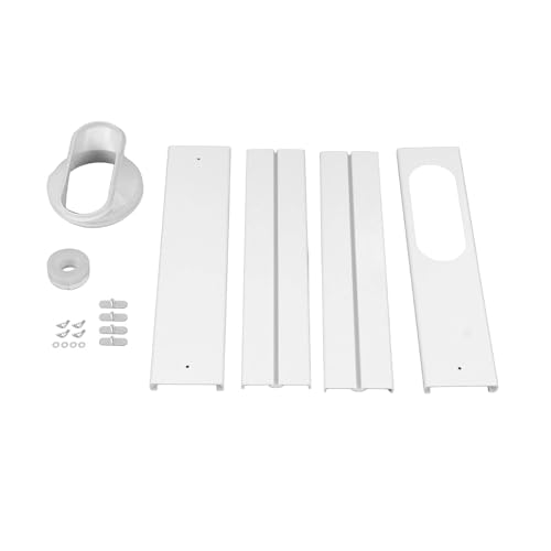 Klimaanlage Fensterabdichtung Set,4 Stück Fensterabdichtung Platte,Rolladen Abluftschlauch Adapter,Fenster...