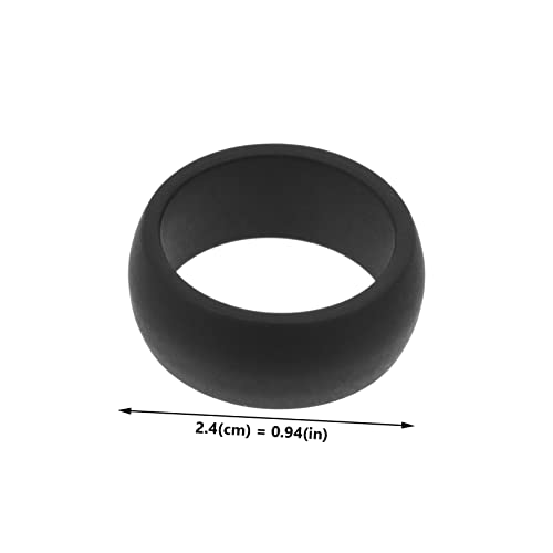 Anillos deportivos de silicona para hombres 4 piezas miniatura 4