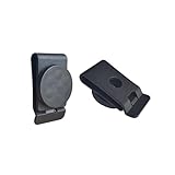 XXHong Belt Magnetic Clips Heavy Duty Magnetic Tool Holder Black Magnet Belt Organizer for Screws Nails Screwdrivers Wrench Metal Accessories 2 PCs