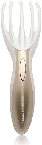 Tezam Electric Head Massager Neck Massage Octopus Scalp Stress Relax Spa Therapy Healing, Soft Resin Finger Gripper Claw Electronic Head Spa Vibration Scalp Massage Tool