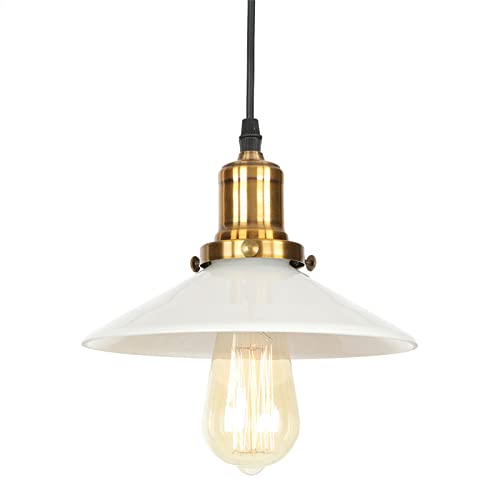 Lámpara de Cristal Estilo Industrial con Altura Ajustable para Techo