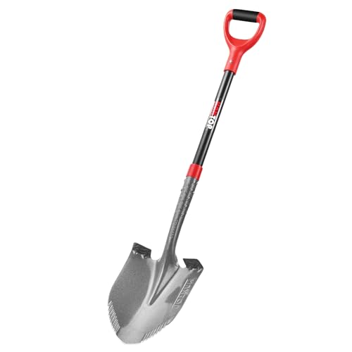 HANTOP Digging Shovel Round Garden Shovel Spade with...