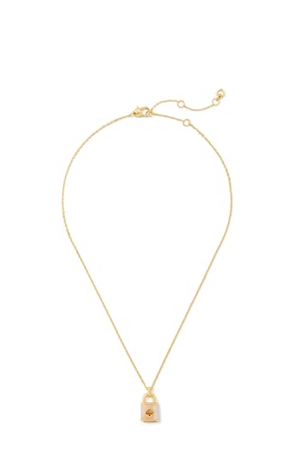 Kate Spade New York mini pendant, White Gold