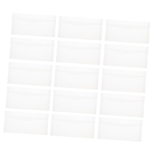 Holibanna 20個 半透明クラフトカード収納封筒 小型フォトレター封筒 おしゃれな祭りやパーティー用創意 長形