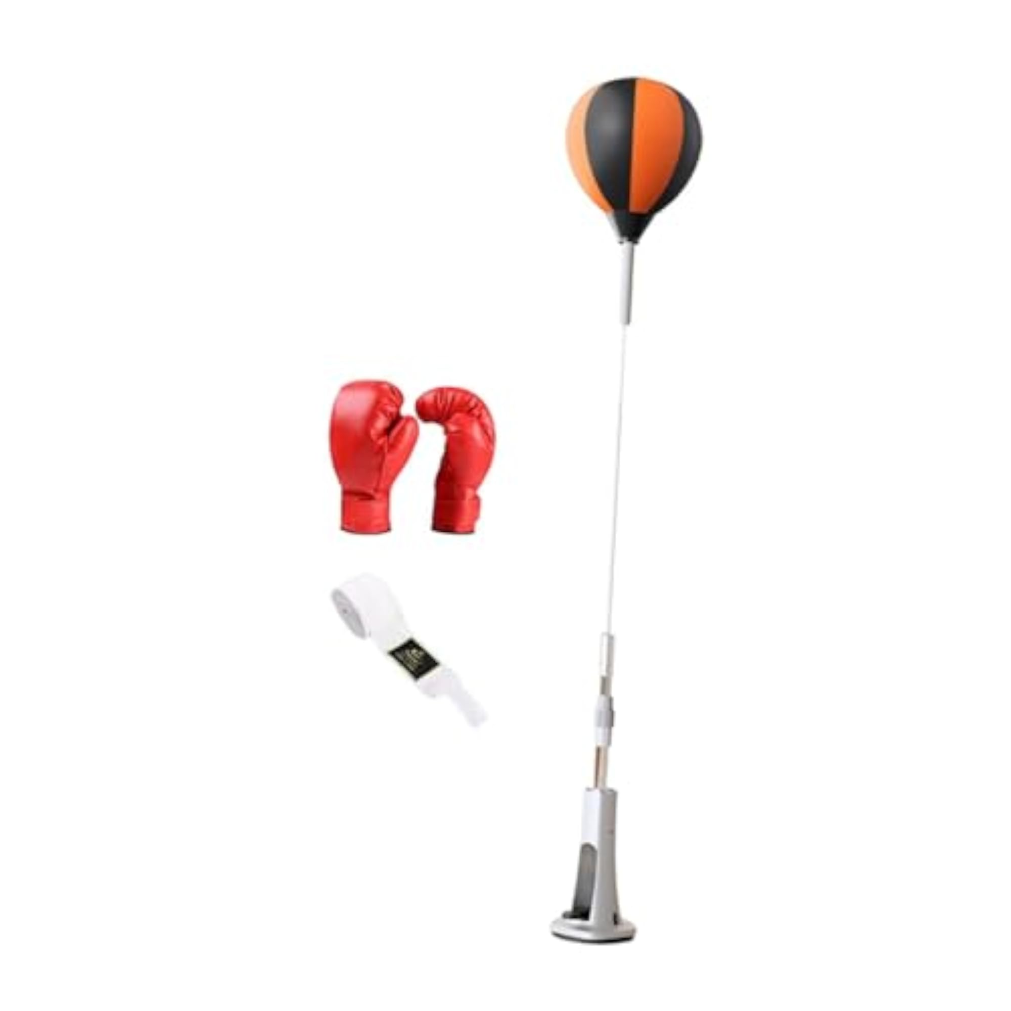 Boxing Reaction Ball Punch Practice with Stand