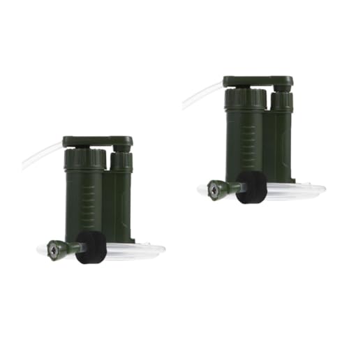 TOYANDONA 2 Pcs Camping Water Filter Pump Portable Water Purifier for Hiking Backpacking