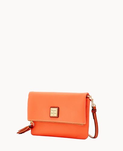 Image of Dooney & Bourke Women's Foldover Zip Crossbody, Small Handbag with Strap