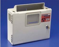 Sharpsafety In-room Wall Enclosure, Sharps Box Only Wall Mount ABS Plastic Sold By Each