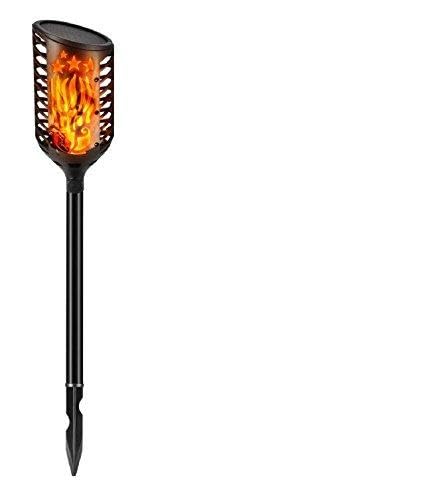 PERAGA Flambeau 102 LED LAMPE TORCHE Panneau solaire ameublement extérieur jardin