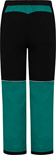 Foto von normani Kinder ungefütterte Regenhose für Junge und Mädchen - wasserdichte, atmungsaktive Überziehhose Sommerhose - Winddichte Regenbundhose Buddelhosemit 3M Reflektoren Farbe Petrol Größe 170-176