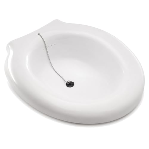 Bidet Portátil para WC 3,5 Litros | Adaptador Higiénico para Inodoro con Tapón de Vaciado | Bidet Sanitario Universal para Adultos, Mayores, Embarazo, Postparto y Movilidad Reducida