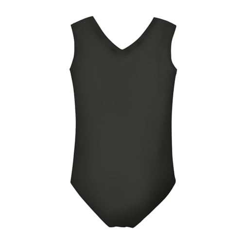 Image of Xpyiqun Swimsuits for Girls 3-14 V Neck Sleeveless Bathing Suit Summer Sport One Piece Swimwear Beach Swimming