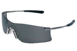 Crews T4112AF Rubicon Schutzbrille, Metallbügel, mit grauer Anti-Beschlag-Gläser, 12 Paar