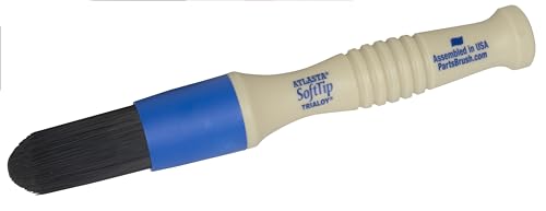 Parts Brush™ AS101 Atlasta Soft Bristle Brush for Cleaning auto Engine Parts, Small Motors, Car Exteriors and Interiors, Boats, Household Grime, etc.
