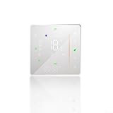 Termostato programmabile Smart WiFi con controllo touch screen, programmazione settimanale e precisione ± 1 °C, compatibile con l'app Alexa e Smart Lifes per riscaldamento e raffreddamento domestico a