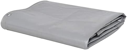 vidaXL Bâche 650 g/m² 4x4 m Gris Couverture de Camping Protection...