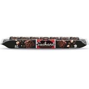 Rochers Suchard Chocolat Noir Fourrés Praliné 7x35g