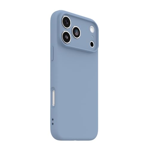 Image of OtterBox iPhone 17 Pro Max Figura Series Case - Polus Blue - Aesthetic, Silicone Phone Cases, Protective Minimalist Design, MagSafe iPhone Case with Camera Protection