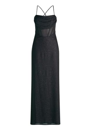 Vera Mont Damen Abendkleid im Glitzer-Look