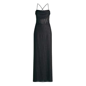 Vera Mont Damen Abendkleid im Glitzer-Look