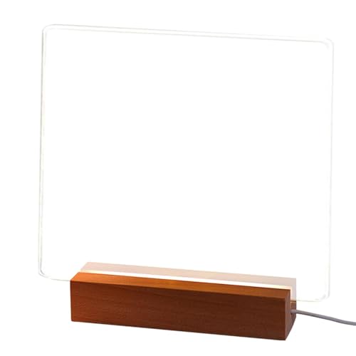 Bloc-notes effaçable LED en acrylique pour ne plus jamais oublier vos notes importantes - 6