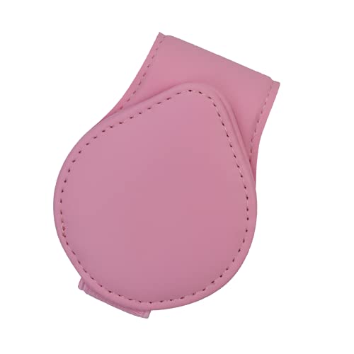 KEEPTOP Car Sun Visor Glasses Holder Adsorption Sunglasses Holder Clip for Storing Glasses Card Mask Suitable for All Car Models (Pink)