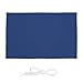 Relaxdays Vela Tenda Parasole Rettangolare, 4 x 6 m, Impermeabile, Protezione UV, con tiranti, Colore: Blu Scuro