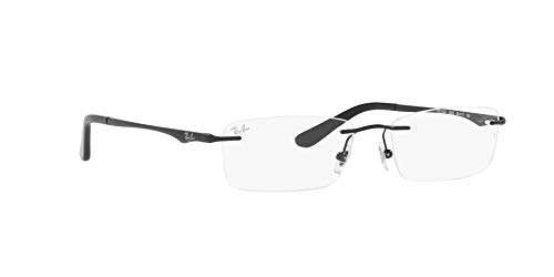 Image of Ray-Ban Men Clear Lens Rectangle Frames - 0RX6323I