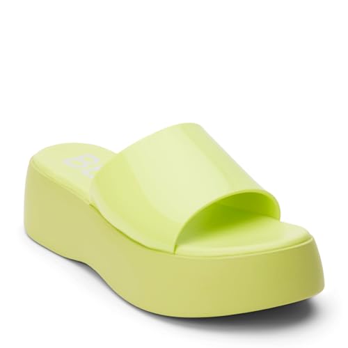BEACH by Matisse Womens Solar Platform Slide Casual Sandals Casual Mid Heel 2-3
