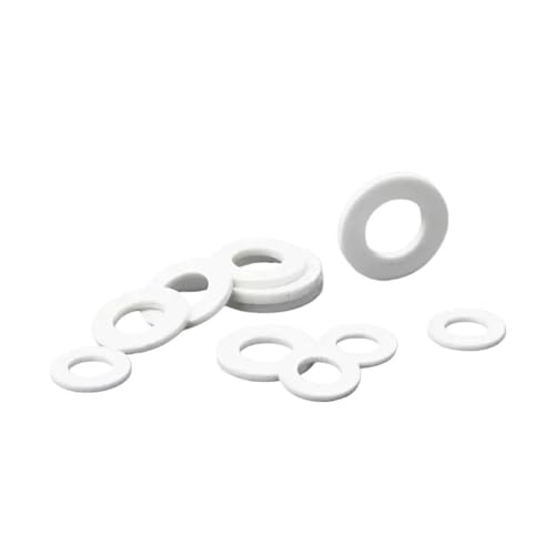 50-200�� M2-M12 �d��PTFE�K�X�P�b�g �����b�V���[ ����1mm ID2mm~12mm �����E�ቷ�ϐ� �z���C�g �����ϐ�(M6x12x0.5mm(100pcs))