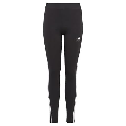 adidas Girl's Essentials 3-Stripes Tights for Ages 7-8 Cover
