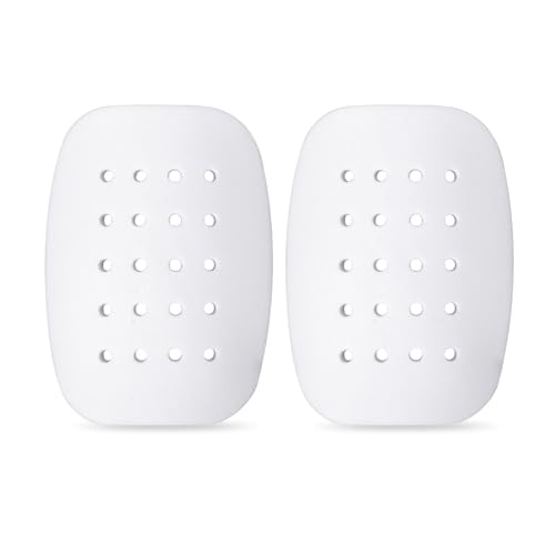 PEUTIER 2pcs Mini Soccer Shin Guards, 3.54x2.36 Inch Youth Shin Guards Breathable Holes Design Football Shin Pads Anti-Skidding Protective Shin Guards for Men Women Boys Girls Gift