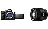 Sony Alpha 7 IV, Fotocamera Mirrorless Full-Frame, 33 MP, Real-time Eye Autofocus, 10 fps, 4K60p, Nero + Obiettivo SEL85F18