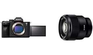 Sony Alpha 7 IV, Fotocamera Mirrorless Full-Frame, 33 MP, Real-time Eye Autofocus, 10 fps, 4K60p, Nero + Obiettivo SEL85F18