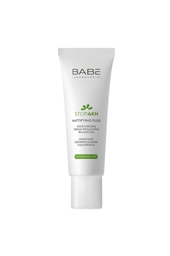 Laboratorios Babé - Stop AKN Crema Hidratante Matificante 50 ml | Piel Grasa | Regulación de Sebo | Microbiome Care | Tratamiento Facial Acné