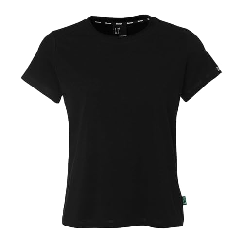 T-shirt pour femmes Kempa Stmnt - Chemise de sport violette ajustée en coton bio taille M