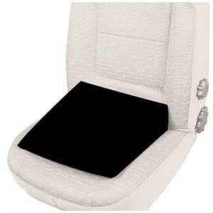 11 Degree Seat Wedge, High Density Foam Seat Cushion, Wedge Cushion for Cars and Office Chairs for Back Pain, Lumbar Support, Sciatica Relief, and Improved Posture, 32 x 38 x 7.5 cm