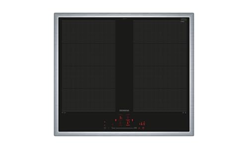 Siemens EX645HXC1E iQ700, Induktionskochfeld 60 cm, Mit Rahmen aufliegend, varioInduktion, powerBoost, Bratensensor Pro, Intelligente Dunstabzugsautomatik, TouchSlider, Home Connect, Schwarz Siemens EX645HXC1E iQ700, Induktionskochfeld 60 cm, Mit Rahmen aufliegend, varioInduktion, powerBoost, Bratensensor Pro, Intelligente Dunstabzugsautomatik, TouchSlider, Home Connect, Schwarz