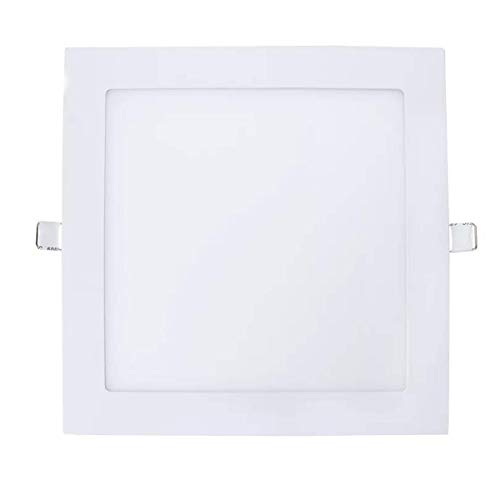 Painel Plafon Led 18W Quadrado Embutir Branco Frio