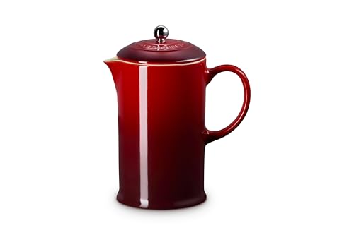 Image of Le Creuset Stoneware French Press, 34 oz., Cerise