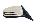 #78 8th Gear White Right Passenger Side Mirror with Blind Spot Compatible with Mercedes CLA250 CLA45 AMG 2014 2015 2016 2018 2019 CLA 250 CLA 45